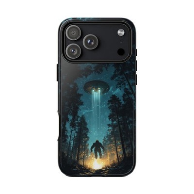 For iPhone / Galaxy / Pixel | Phone Ink Case - UFO Bigfoot Forest Abduction