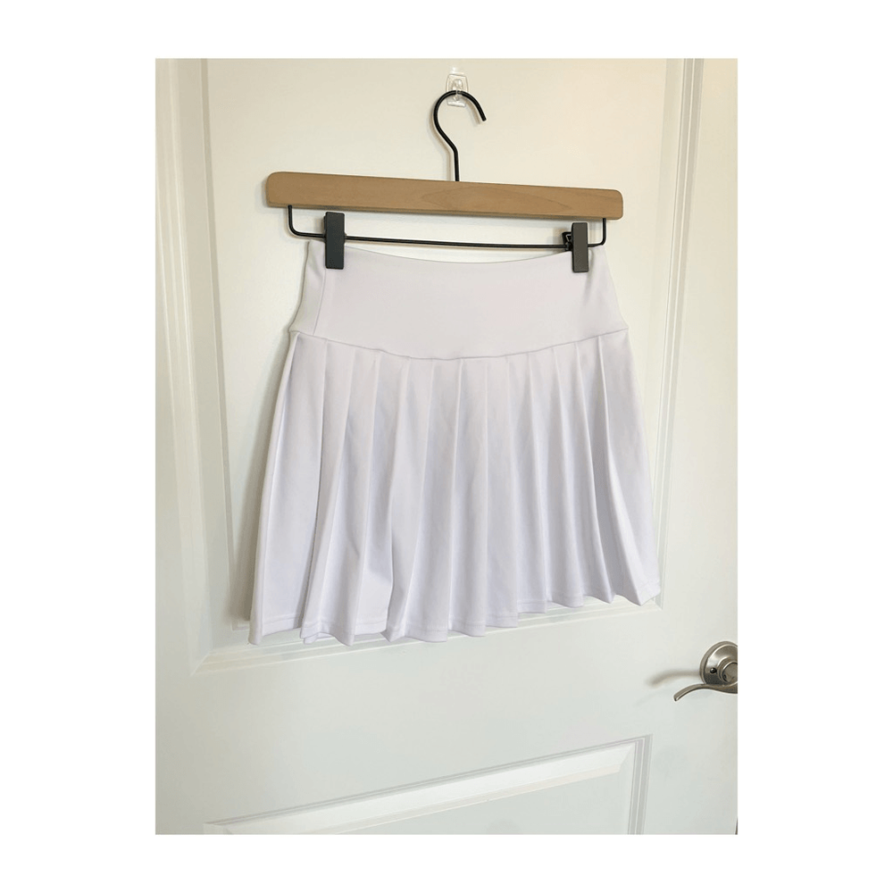 White mini tennis skirt for women - small size