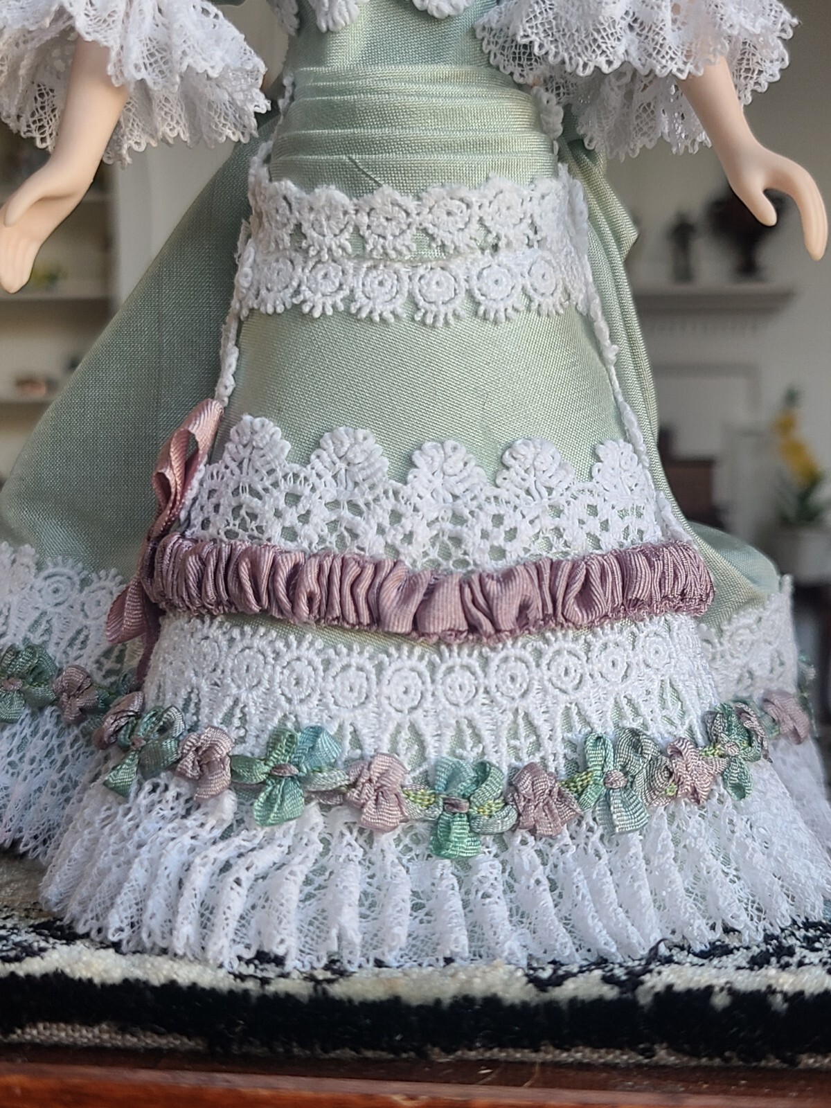 Dollhouse Miniature Artisan Joann Roberts? Porcelain Lady Doll 112 eBay