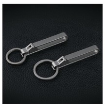 Solid Titanium Alloy Keychain Quick Buckle Detach Belt Waist Hanging Key Ring