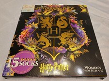 Harry Potter Women's 15 Days of Socks Advent Calendar Assorted Styles Size 4-10