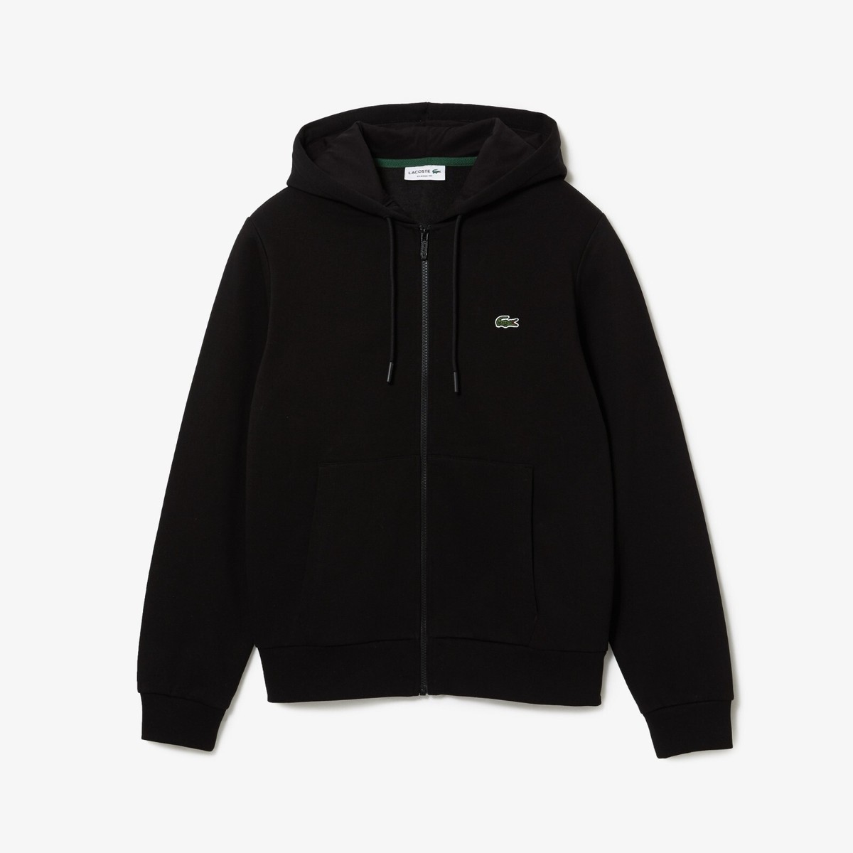LACOSTE★Fleece Hoody T-shirt Amazon.com: Lacoste Mens Long Sleeve Hooded Jersey Cotton T
