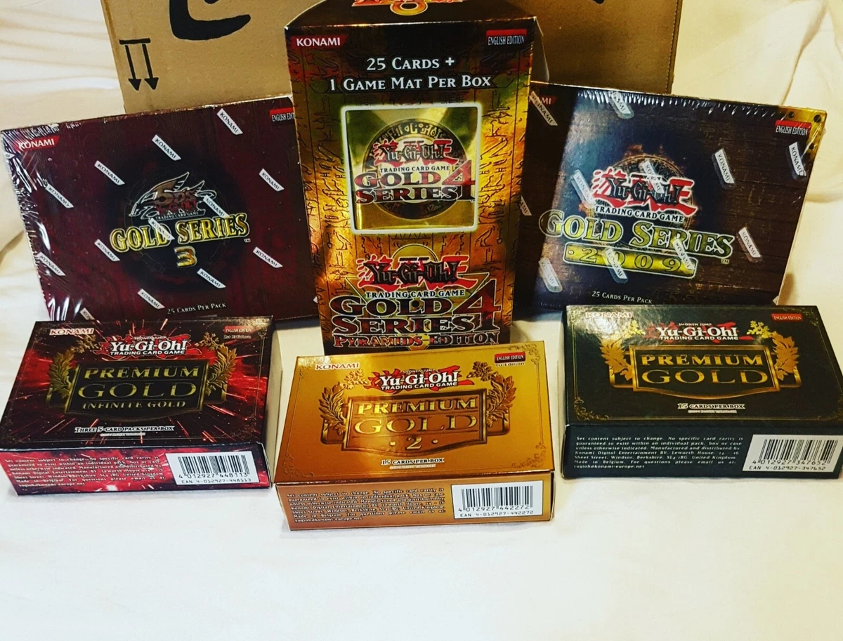 Yu-Gi-Oh! TCG Gold Series Sealed Collectible Card Game Boxes in