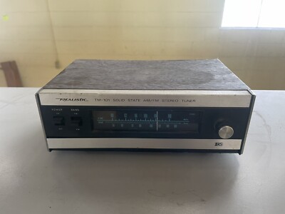 Realistic AM/FM Stereo Tuner Model TM-101 Model 31-1984 8091 | eBay