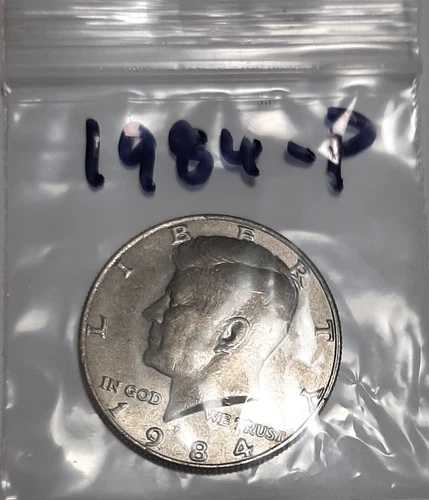 1984-P Kennedy Half Dollar, Circulated but NICE !