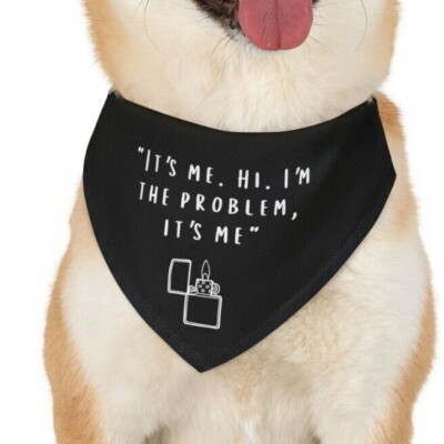 I'm the Problem Pet Bandana | Anti-Hero Pet Bandana, Gifts for Swiftie Fan