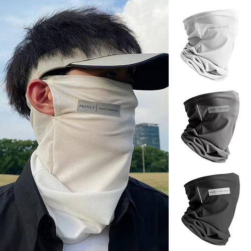 Lot De 2 Masques De Protection Solaire – Guêtres Cou, Bandana, Casquette De Randonnée Noir