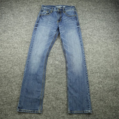 Wrangle Retro Jeans Mens 29x34 Slim Boot Cut Cowboy Outdoor Workwear Denim