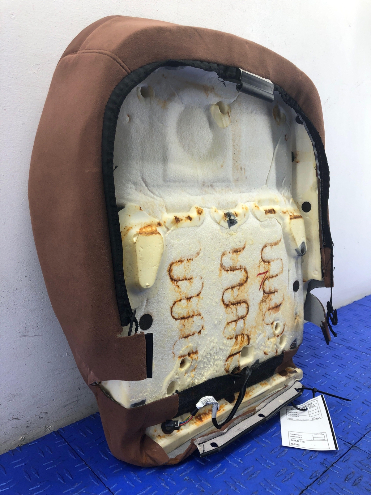 2017-2021 MASERATI QUATTROPORTE FRONT LEFT LOWER HEATED SEAT CUSHION BROWN OEM