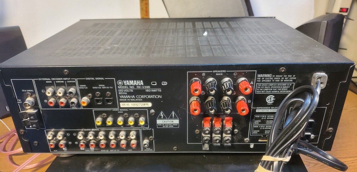 Yamaha RX-V396 5.0 Channel Home Theater Receiver. Watch Video Demo