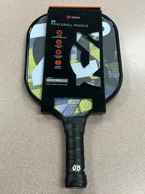 ONIX Graphite Z5 Pickleball Paddle Graphite Carbon Fiber Face *YELLOW* wide body
