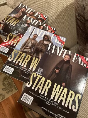 Set Of Four Vanity Fair Magazine Summer 2017 Special Annv. Issues Star Wars 40th