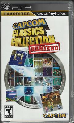 Capcom Classics Collection Remixed (Favorites) PSP (Brand New Factory Sealed US
