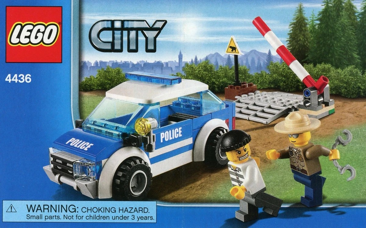 Retired LEGO City. 4436 Patrol Car. Instruction Manual Only