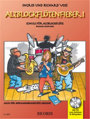 Altblockflötenfieber mit Audio-CD. Bd.1 I. Voss - PORTOFREI VOM MUSIKFACHHÄNDLER