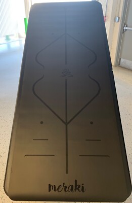 Meraki Yoga Mat PU Natural Rubber - Non Slip- Eco Friendly - Hot Yoga - Exercise