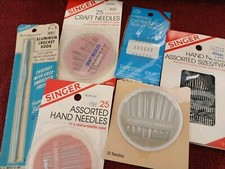 LOT 6 Pack of NEEDLES Craft-Assorted-Sewing Costume/Tailor