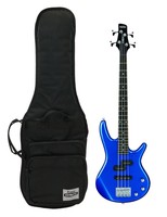 Ibanez Gsrm20-slb 4 String 3/4 Electric Bass Guitar, Starlight Blue W/ Bag on sale Ibanez Gsrm20-slb 4 String 3/4 Electric Bass Guitar, Starlight Blue W/ Bag on sale