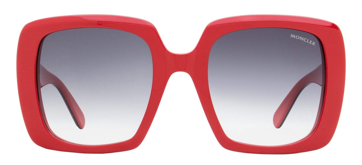 Moncler Blanche Sunglasses ML0259 66B Red 53mm | eBay