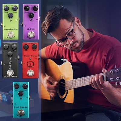 Electric Guitar Effect Pedal Professional Mini Portable Sound GX Simulator D2V0