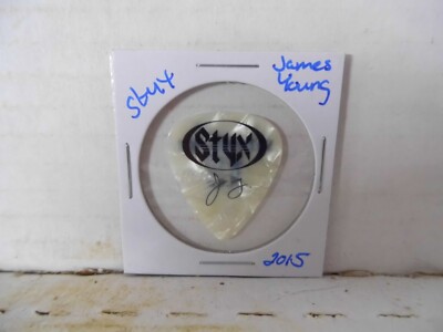 STYX ''JAMES YOUNG'' 2015 GUITAR PICK~READ DESCRIPTION #23~1