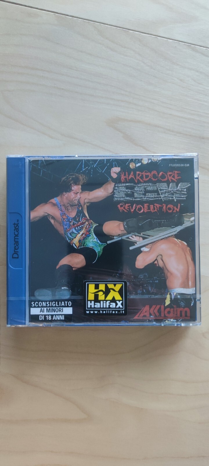 ECW HARDCORE REVOLUTION SEGA DREAMCAST NEUF SOUS BLISTER PAL JEU CATCH