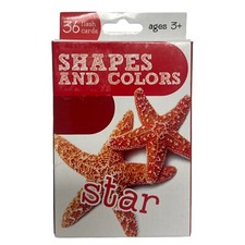 New Sealed Pack Shapes and Colors Flash Cards