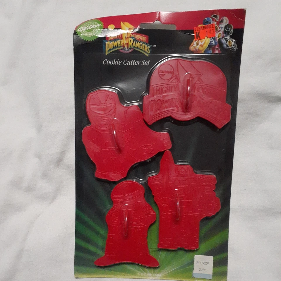 Lote de cosas de fiesta Mighty Morphin Power Rangers 1994 de colección NUEVO sin usar, en caja LOCO RARO  Foto 2 de 4