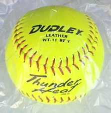 ONE DOZEN NEW DUDLEY 11" THUNDER HEAT WT-11 RF Y ASA SLOWPITCH SOFTBALL 4A-541Y