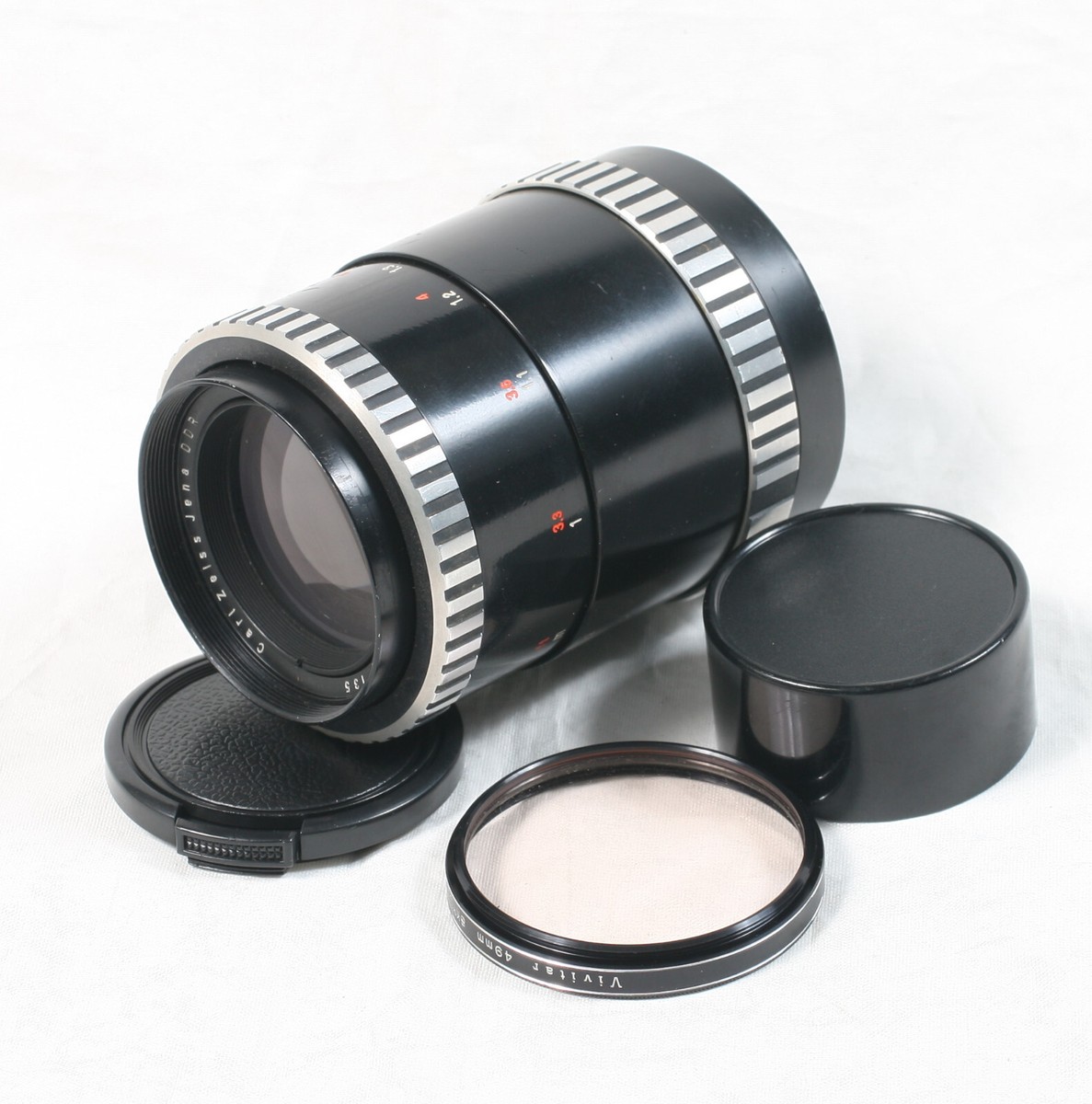 Carl Zeiss Jena Sonnar 135mm f/3.5 DDR Zebra M42 lens 5223 | eBay