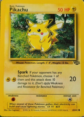 ポケモンカードゲーム 2000 World Jungle Pikachu Chinese PSA 8 Auction Prices Realized Tcg Cards 2000 POKEMON PIKACHU WORLD