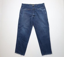 Vintage 90s Marithe Francois Girbaud Mens 40x33 Distressed Baggy Fit Denim Jeans