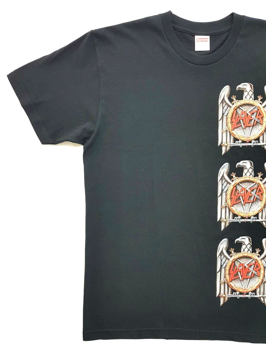Supreme Slayer Eagle Tee Black Size Large T-Shirt FW16 Rock Supreme Slayer Eagle Tee Black Size Large T-Shirt FW16 Rock