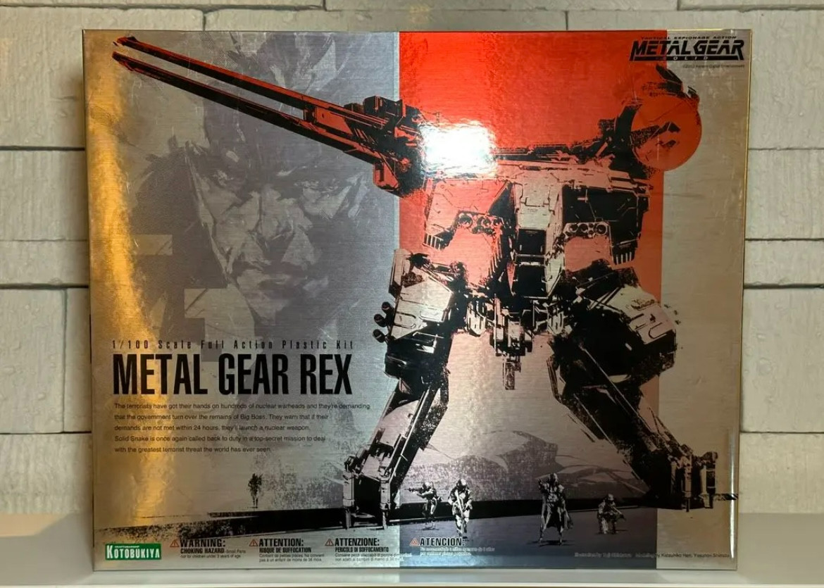 Metal Gear Solid Metal Gear REX KOTOBUKIYA 1/100 Scale Plastic Model Plastic kit
