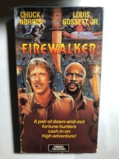 FIREWALKER CHUCK NORRIS, LOUIS GOSSETTE JR VHS 1989 VIDEO TREASURE