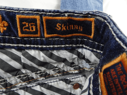 Rock Revival Freesia Skinny Women Distressed Jean Size 26 - Picture 6 of 11