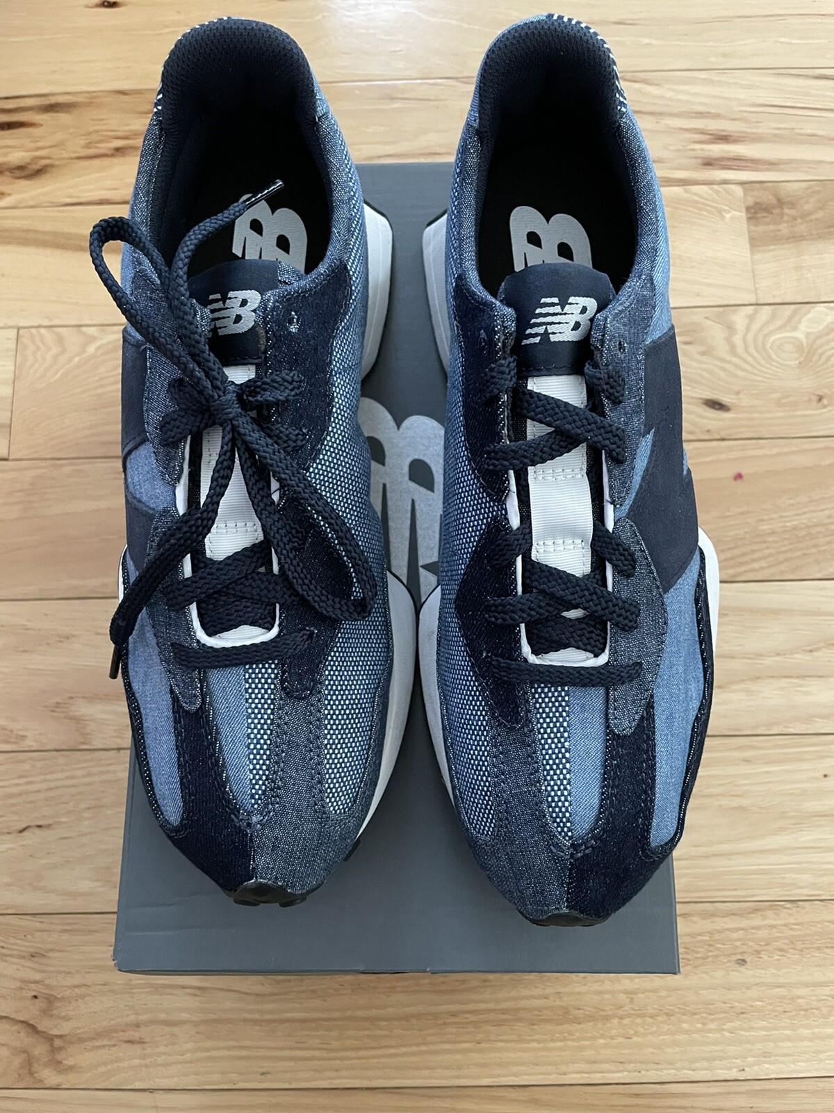New Balance \u0026#034;Indigo\u0026#034; MS327PA Mens Casual Denim Fashion Sneakers  Mens 9.5 Rare SZ | eBay