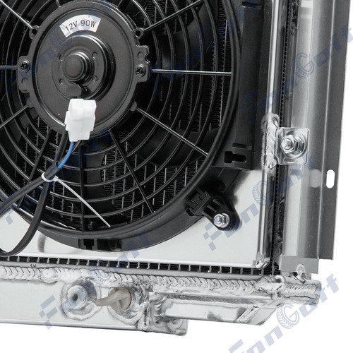 3Row Radiator Shroud Fan For 1968-1970 Ford Mustang Fairlane/ Mercury Cougar V8 - Picture 10 of 12