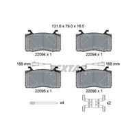 Textar Bremsbelagsatz, Scheibenbremse 2209401