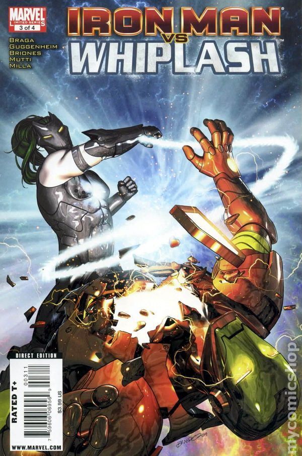 Iron Man vs. Whiplash #3 FN 2010 Stock Image