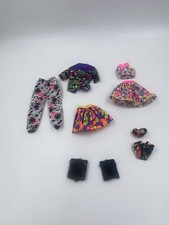 9 Piece Lot of Vintage Barbie and Ken Clothes Skirts, Swim, Tops, Pants