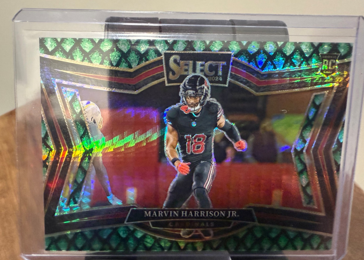 2024 Panini Select Marvin Harrison Jr Field Level #474 Dragon Scale RC  62/70