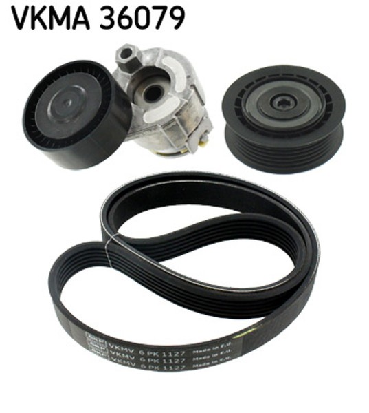 Keilrippenriemensatz Skf Vkma 36079 FüR Megane Modus Nissan CR0 Clio Lada Dacia-image
