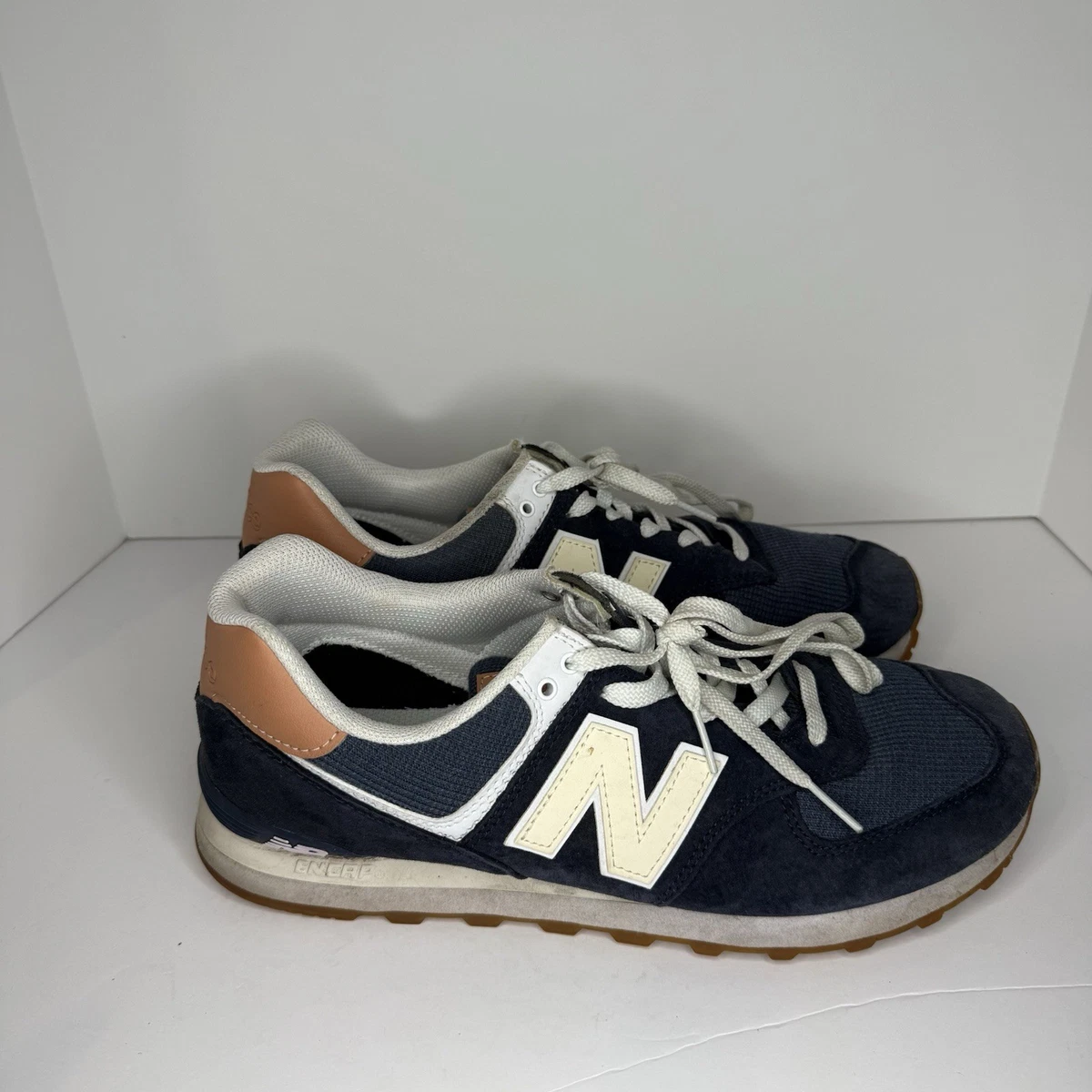 New Balance 574 Tan Blue | eBay display picture 3