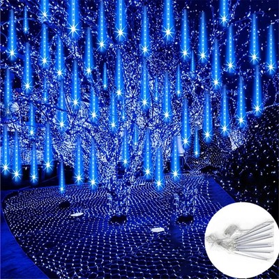 Girlanden Sommer Urlaub draußen 30CM Meteorschauer LED Lichterketten Dekoration
