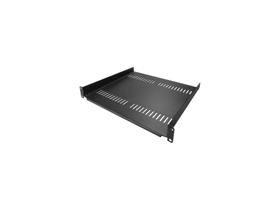 StarTech.com Vented 1U Rack Shelf - 16in Deep - 1U Rack Mount Shelf - Image 2 of 2