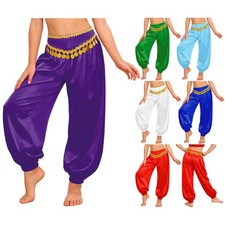 Kids Girls Trousers Theme Party Bloomers Performance Dance Pants Carnival Show