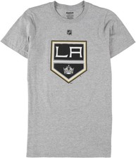 Image of Reebok Mens LA Kings Logo Graphic T-Shirt