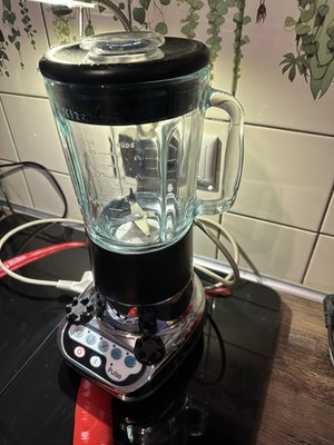 KitchenAid Ultra Power Standmixer 5KSB52ECR4 Chrom 500W Glas USA