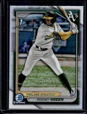 2024 Bowman Draft Rodney Green Chrome Refractor 1st Prospect #BDC-187 Athletics